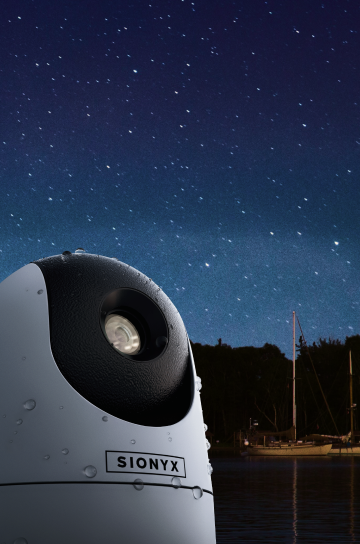 Nightwave camera with a background full of stars 